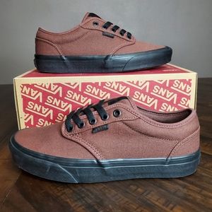 Vans Atwood Mixed Canvas Root Beer Men Size 7, equivalent to Women Size 8.5